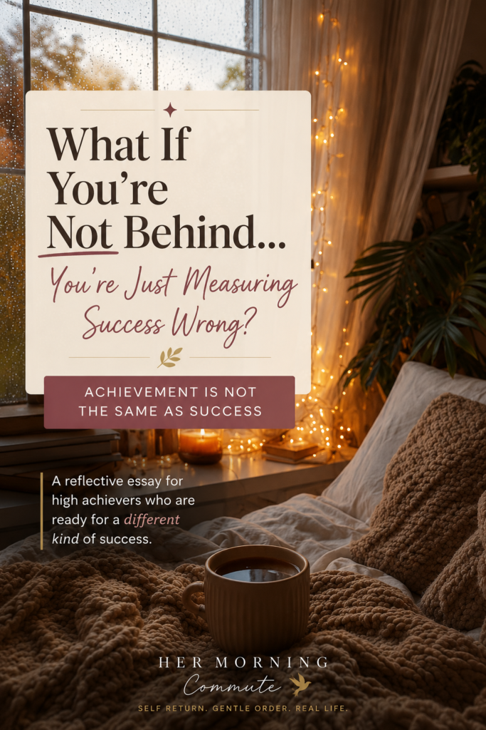 Achievement Is Not the Same as Success: What If You’re Measuring Your Life Wrong?
